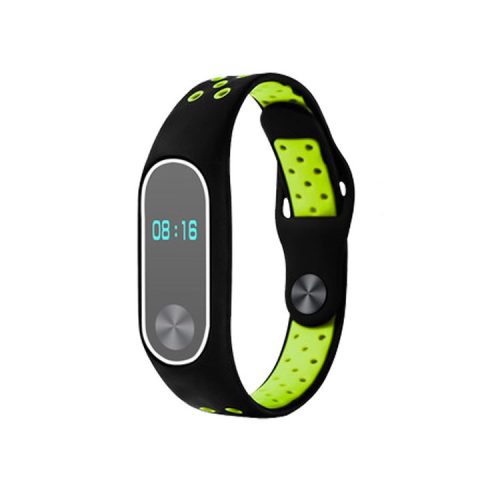 Two-tone Silicone Watch Band Replacement for Xiaomi Mi Band 2 - Green