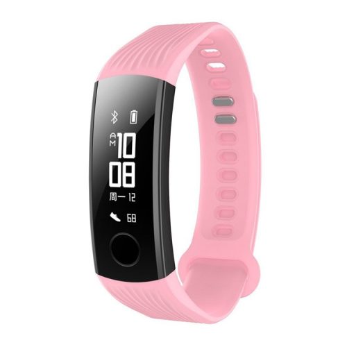 Adjustable Silicone Replacement Wristband for Huawei Honor Band 3 - Pink