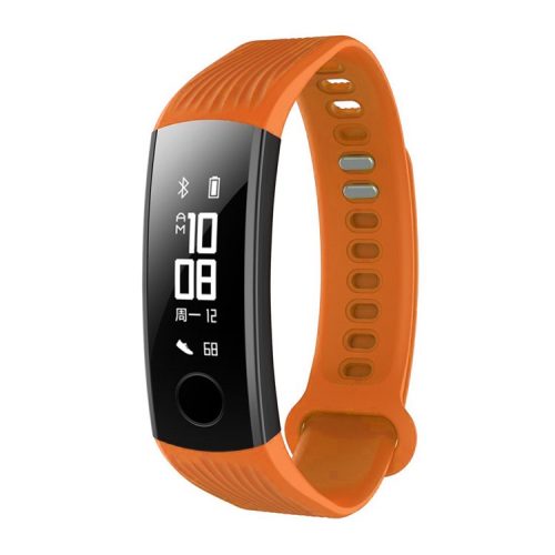 Adjustable Silicone Replacement Wristband for Huawei Honor Band 3 - Orange