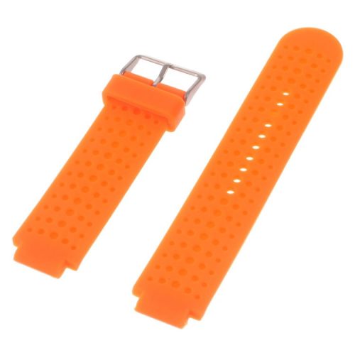 Silicone Watchband for Garmin Forerunner 220 230 235 630 620 735XT with Pins & Tools - Orange