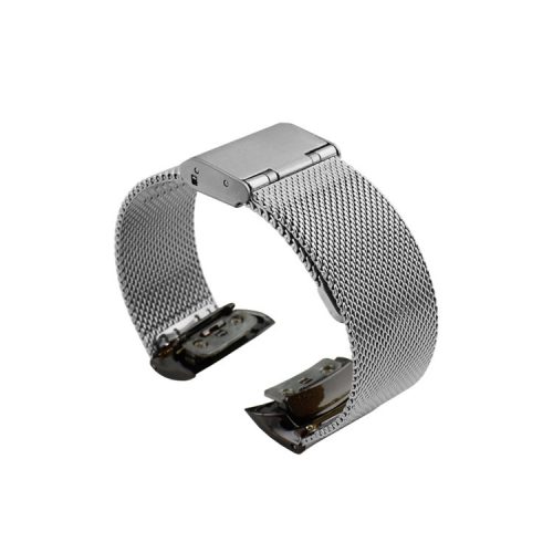 Mesh Stainless Steel Wrist Watch Strap for Samsung Gear Fit 2 SM-R360 - Silver Color