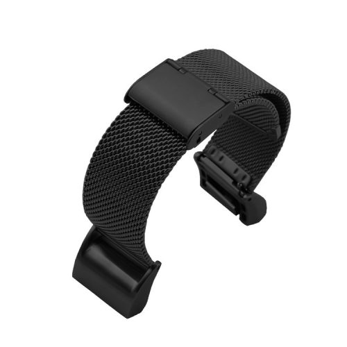 Stainless Steel Mesh Watch Band Strap for Fitbit Charge 2 - Black