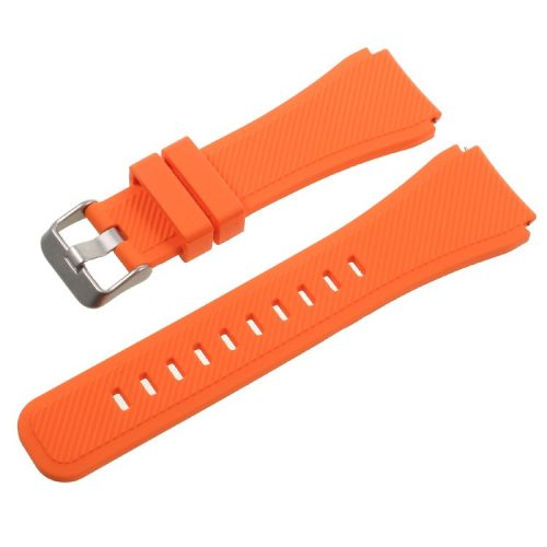 22mm Silicone Watch Strap Watchband for Samsung Gear S3 Classic / Frontier - Orange