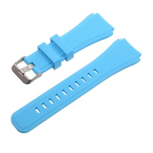 22mm Soft Silicone Wrist Watch Strap for Samsung Gear S3 Classic / Frontier - Baby Blue