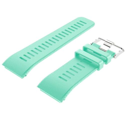 Soft Silicone Sport Style Replacement Watch Band for Garmin Vivoactive HR - Cyan