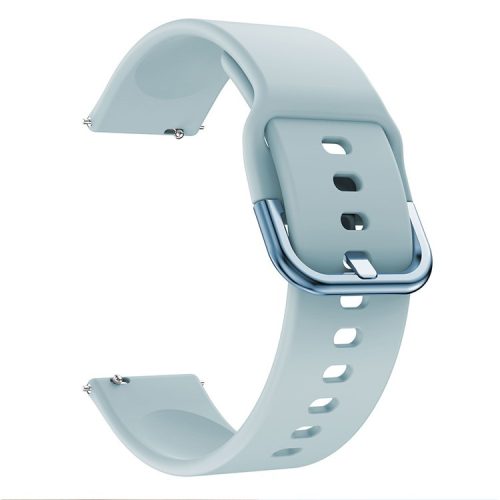 22mm Silicone Watch Strap Adjustable Wrist Band Replacement for Samsung Galaxy Watch 46mm - Baby Blue