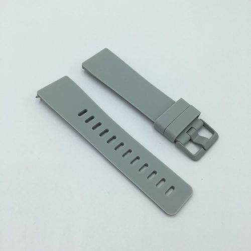 Silicone Smart Watch Replacement Strap [Large Size] for Fitbit Versa / Versa 2 - Grey