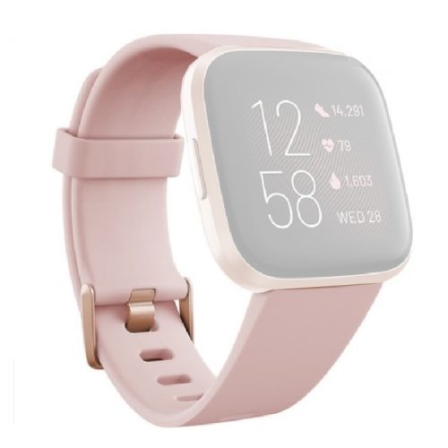 Silicone Smart Watch Replacement Strap [Large Size] for Fitbit Versa / Versa 2 - Pink