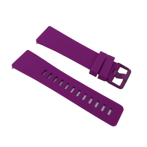 Silicone Smart Watch Replacement Strap [Large Size] for Fitbit Versa / Versa 2 - Purple