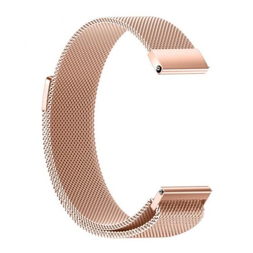 18mm Milanese Fine Mesh Stainless Steel Smart Watch Strap Replacement for Nokia Withings Steel HR 36mm / Nokia Steel Smart Watch -  Rose Gold