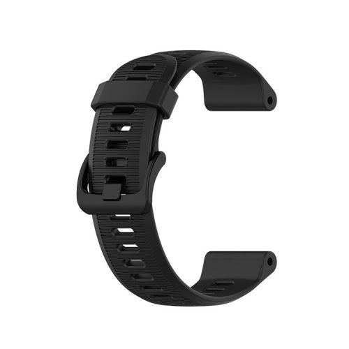 Silicone Wrist Strap Replacement for Garmin Forerunner 945 / Fenix 5 Plus / Approach S60 - Black