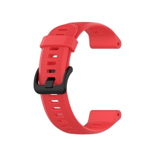 Silicone Wrist Strap Replacement for Garmin Forerunner 945 / Fenix 5 Plus / Approach S60 - Red