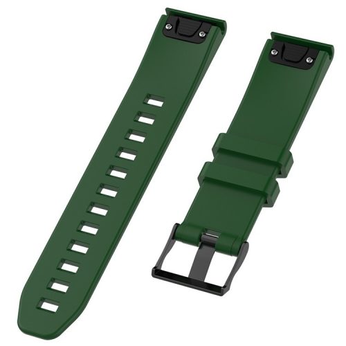 Silicone Watch Strap for Garmin Fenix 5/Fenix 5 Plus/Forerunner 935/Approach S60 with 2 Screwdrivers - Army Green