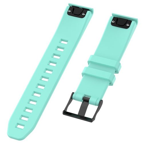 Silicone Watch Strap for Garmin Fenix 5/Fenix 5 Plus/Forerunner 935/Approach S60 with 2 Screwdrivers - Cyan