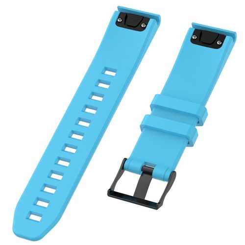 Silicone Watch Strap for Garmin Fenix 5/Fenix 5 Plus/Forerunner 935/Approach S60 with 2 Screwdrivers - Baby Blue