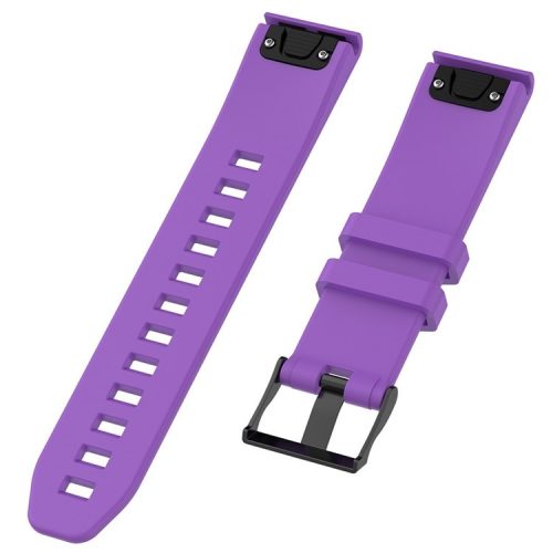 Silicone Watch Strap for Garmin Fenix 5/Fenix 5 Plus/Forerunner 935/Approach S60 with 2 Screwdrivers - Purple