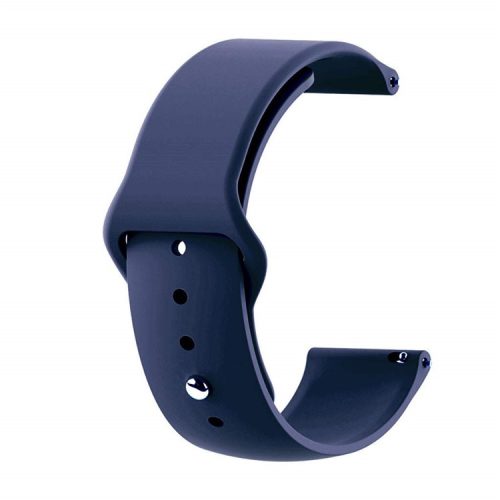 22mm Silicone Smart Watch Band Watch Strap Replacement for Huawei Watch GT 2e/GT2 46mm - Dark Blue