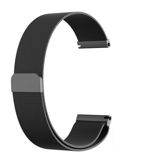 22mm Milanese Metal Wristband Watchband for Huawei Watch GT2e/GT2 46mm - Black