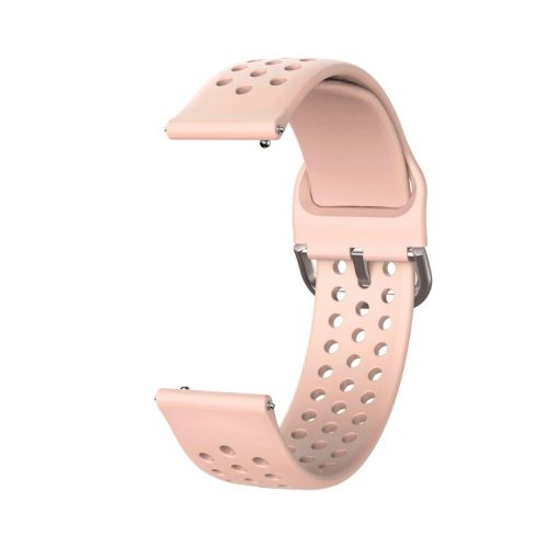 20mm Soft Silicone Watch Strap Replacement Smart Watch Band Strap for Huawei GT2 42mm Smart Watch / Huami Amazfit Watch Youth Edition - Light Pink