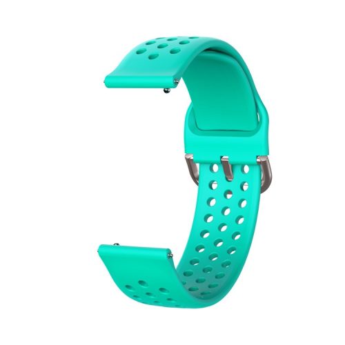 20mm Soft Silicone Watch Strap Replacement Smart Watch Band Strap for Huawei GT2 42mm Smart Watch / Huami Amazfit Watch Youth Edition - Cyan