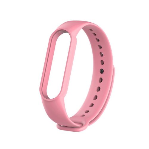 TPU Smart Watch Replacement Strap for Xiaomi Mi Band 5/6/7 - Pink