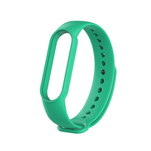 TPU Smart Watch Replacement Strap for Xiaomi Mi Band 5/6/7 - Light Green