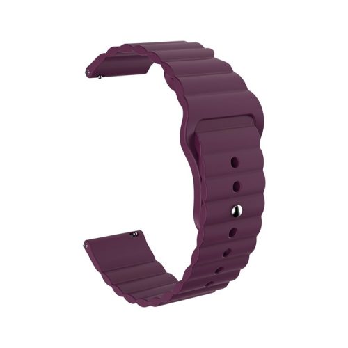 20mm Silicone Smart Watch Strap Replacement for Huawei Watch GT2 42MM/Huami Amazfit Watch Youth Edition - Purple