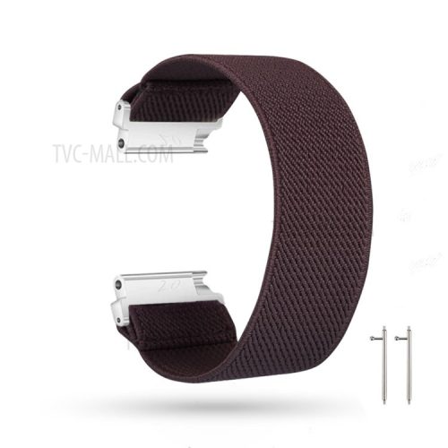 20mm Solid Color Printing Nylon Smart Watch Band for Samsung Galaxy Watch4 Classic 46mm 42mm/Watch4 44mm 40mm/Huawei Watch GT 2 42mm/Huami Amazfit Watch Youth Edition - Coffee