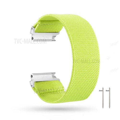 22mm Solid Color Printing Nylon Smart Watch Band for Huawei Watch GT 2e / GT / GT 2 46mm - Yellowgreen