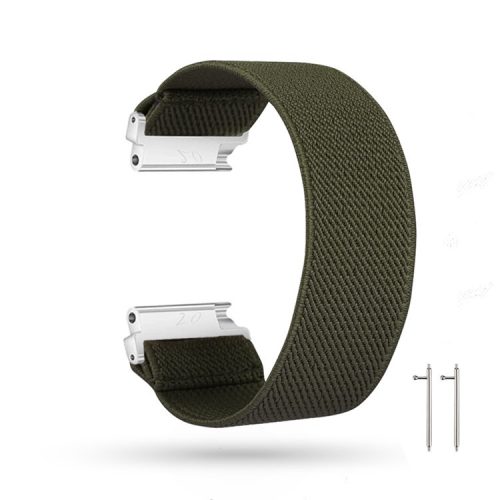 22mm Solid Color Printing Nylon Smart Watch Band for Huawei Watch GT 2e / GT / GT 2 46mm - Army Green