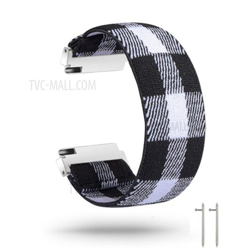 22mm Colorful Nylon Watch Band for Huawei Watch GT 2e/GT/GT 2 46mm  - White/Black