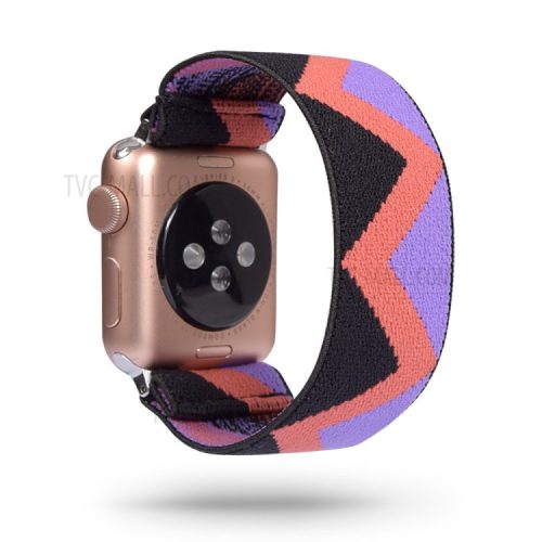 Color Matching Nylon Watch Band for Apple Watch Series 8 45mm / Ultra 49mm / Ultra 2 49mm / Series 9 45mm / SE (2023) 44mm / 7 45mm / Series 6 / SE / SE (2022) 44m / 5 / 4 44mm / Series 3 2 1 Watch 42mm - Multi-color