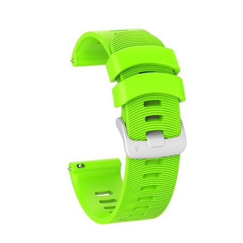 20mm Silicone Smart Watch Replacement Strap for Garmin Forerunner 245 - Green