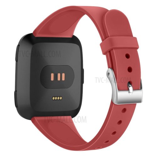 Soft Silicone Watch Band Replacement for Fitbit Versa / Versa 2 - Red