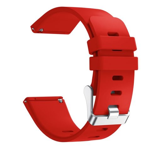 Silicone Smart Watch Strap [Large Size] for Fitbit Versa Lite/Versa/Versa 2 - Red