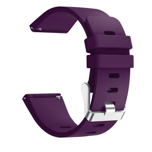 Silicone Smart Watch Strap [Large Size] for Fitbit Versa Lite/Versa/Versa 2 - Purple