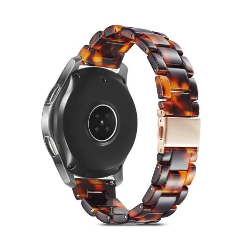 22mm Resin Replacement Watch Band for Huawei Watch GT/GT2/GT2e 46mm etc. - Tortoise-tone