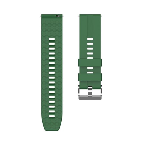 Fashion Silicone Watch Strap 22mm for Xiaomi Haylou Solar Smart Watch - Green