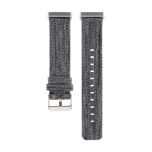 Canvas Watch Band Strap with Buckle for Fitbit Versa 3 - Grey