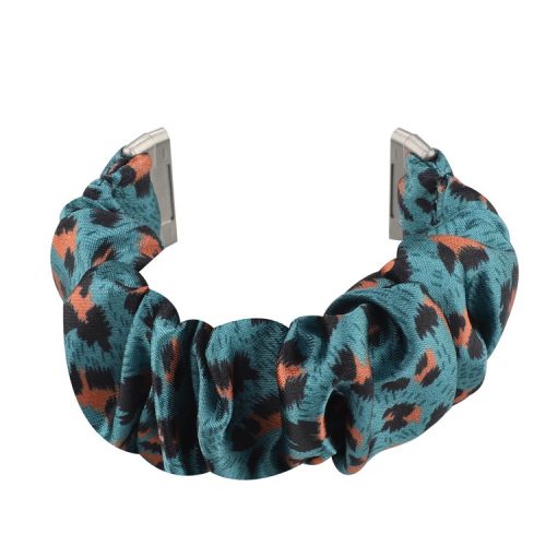 Hair Band Printed Fabric Watch Band Replacement for Fitbit Versa 3 - Style D