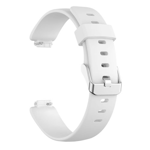 Silicone Smart Watch Strap [Large Size] for Fitbit Inspire 2/Ace 3 - White