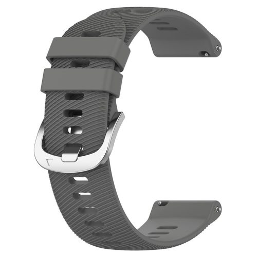 For Garmin D2 Air X10 20mm Replacement Wrist Band Soft Silicone Watch Strap - Dark Grey