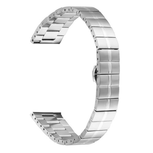 For Garmin D2 Air X10 / Bounce Stylish Watch Strap 1-Bead Stainless Steel Wrist Band - Silver