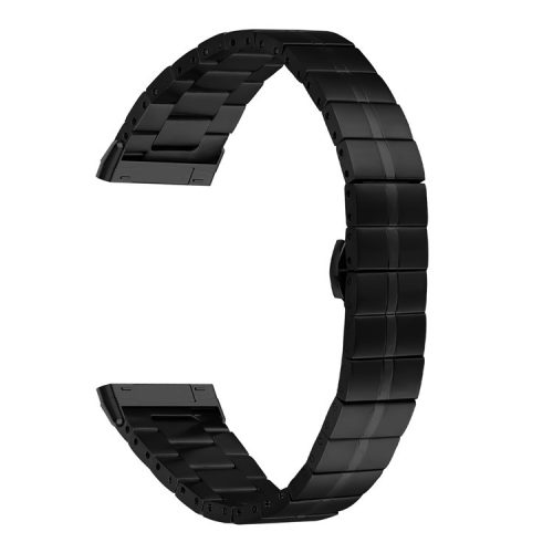 For Fitbit Sense / Versa 3 Stainless Steel Watch Strap Wrist Band Replacement - Black