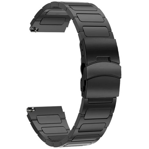 For Huawei Watch GT 2 / 3 / 4 46mm / Xiaomi Mi Watch / Samsung Titanium Alloy Watch Strap 22mm - Black