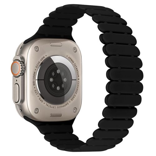 For Apple Watch 10 46mm / Ultra 2 / Ultra 49mm / 9 8 7 45mm / SE (2023) SE (2022) SE 6 5 4 44mm / 3 2 1 42mm Bamboo Joint Strap - Black