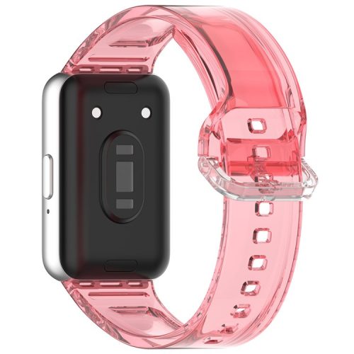 For Samsung Galaxy Fit3 R390 TPU Watch Band Change Color Wrist Strap - Red