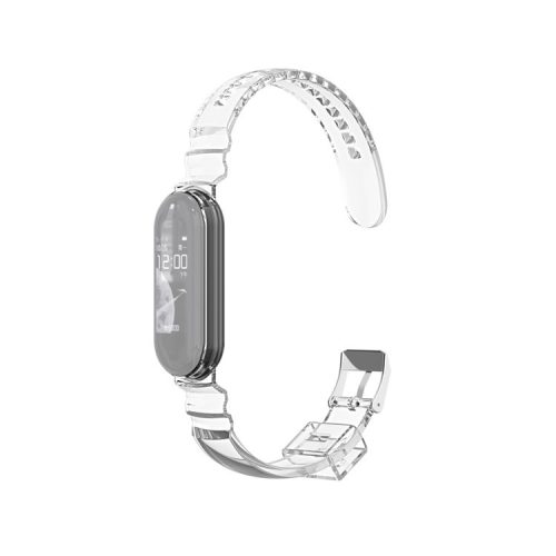 Soft TPU Smart Bracelet Band for Xiaomi Mi Band 5/6/7/4/3 - Transparent