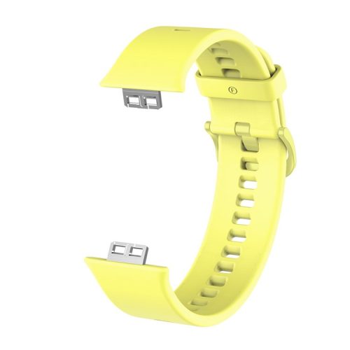 Soft Silicone Watch Strap for Huawei Watch Fit - Yellow