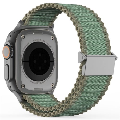 DUX DUCIS For Apple Watch 10 46mm / Ultra 2 / Ultra 49mm / 9 8 7 45mm / SE (2023) SE (2022) SE 6 5 4 44mm / 3 2 1 42mm Nylon Watch Band - Green